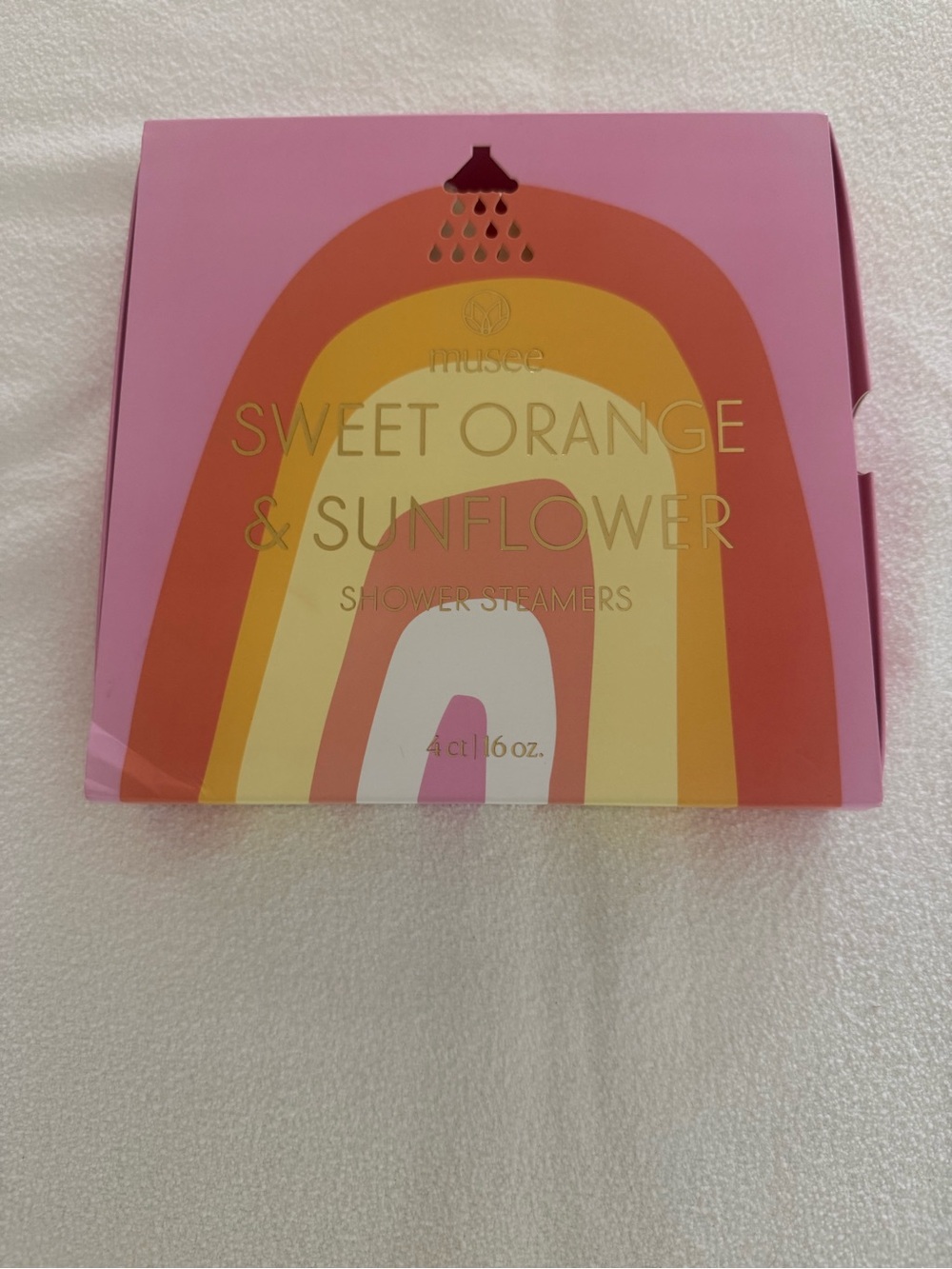 Muse Sweet Orange & Sunflower Shower Steamers